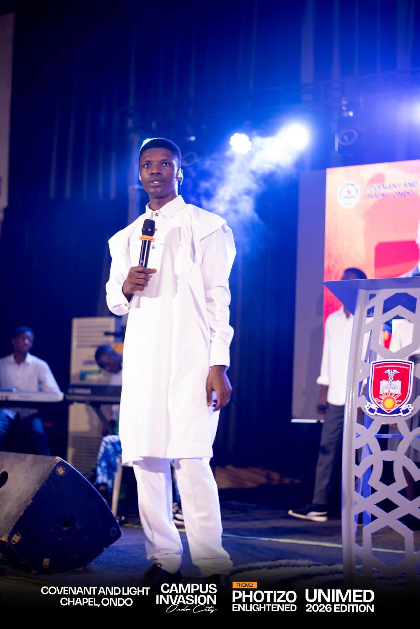 Spirit Philip preaching at Covenant and Light Chapel